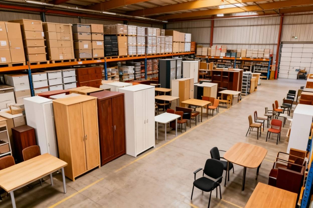 Einlagerung von moebel staubfest und sicher